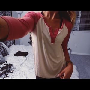 American Eagle Soft & Sexy baseball tee